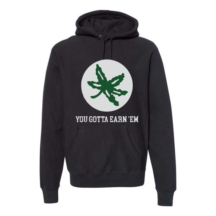 Ohio Buckeye Leaf Premium Hoodie