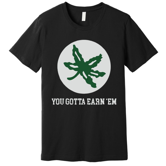 Ohio Buckeye Leaf Premium T-Shirt