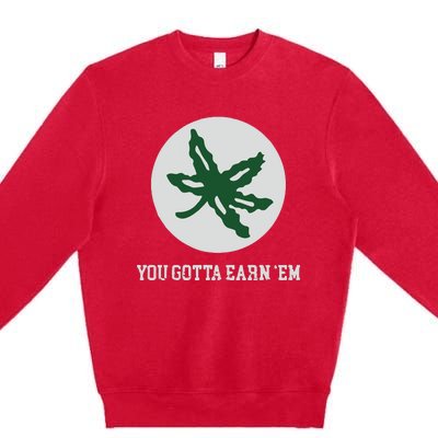 Ohio Buckeye Leaf Premium Crewneck Sweatshirt