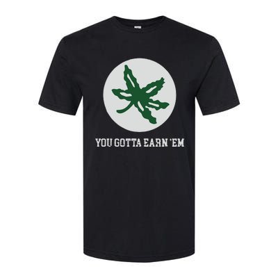 Ohio Buckeye Leaf Softstyle CVC T-Shirt