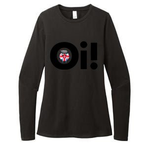 Oi! Black Letters Womens CVC Long Sleeve Shirt