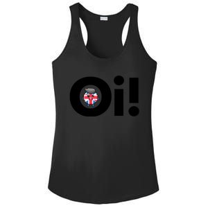 Oi! Black Letters Ladies PosiCharge Competitor Racerback Tank