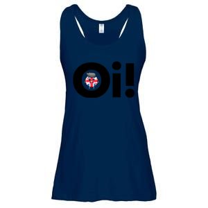 Oi! Black Letters Ladies Essential Flowy Tank