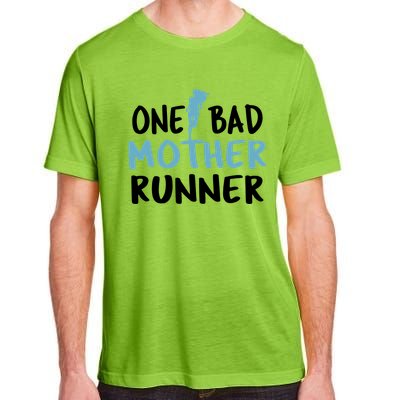 One Bad Mother Runner Mothers Day Marathon 5k Adult ChromaSoft Performance T-Shirt