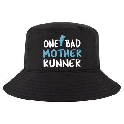 One Bad Mother Runner Mothers Day Marathon 5k Cool Comfort Performance Bucket Hat