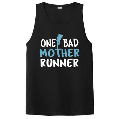 One Bad Mother Runner Mothers Day Marathon 5k PosiCharge Competitor Tank