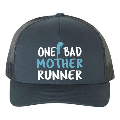 One Bad Mother Runner Mothers Day Marathon 5k Yupoong Adult 5-Panel Trucker Hat