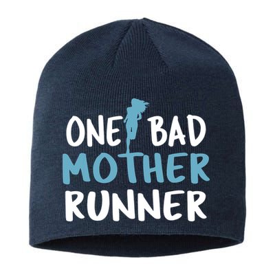 One Bad Mother Runner Mothers Day Marathon 5k Sustainable Beanie