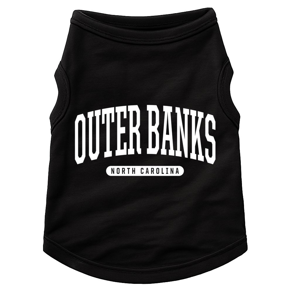 Outer Banks Meaningful Gift Cool Gift College University Style Nc Us Doggie Tank