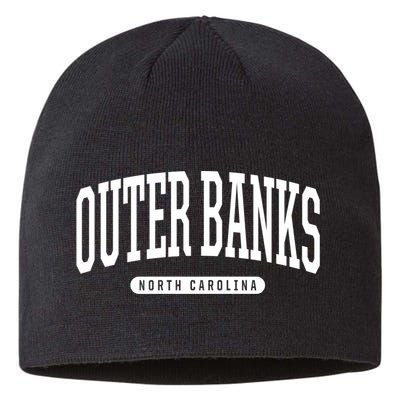 Outer Banks Meaningful Gift Cool Gift College University Style Nc Us Sustainable Beanie