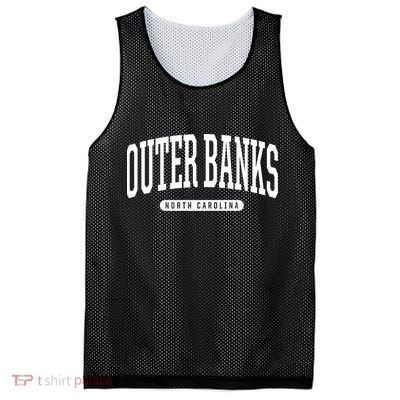 Outer Banks Meaningful Gift Cool Gift College University Style Nc Us Mesh Reversible Basketball Jersey Tank