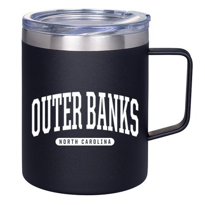Outer Banks Meaningful Gift Cool Gift College University Style Nc Us 12oz Stainless Steel Coffee Mug