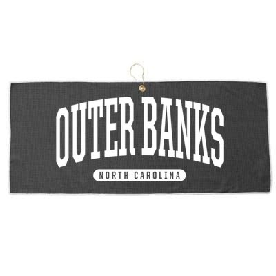 Outer Banks Meaningful Gift Cool Gift College University Style Nc Us Large Microfiber Waffle Golf Towel