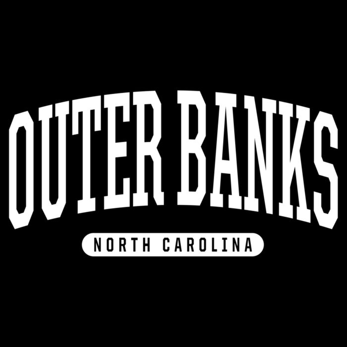 Outer Banks Meaningful Gift Cool Gift College University Style Nc Us Cooling Performance Long Sleeve Crew