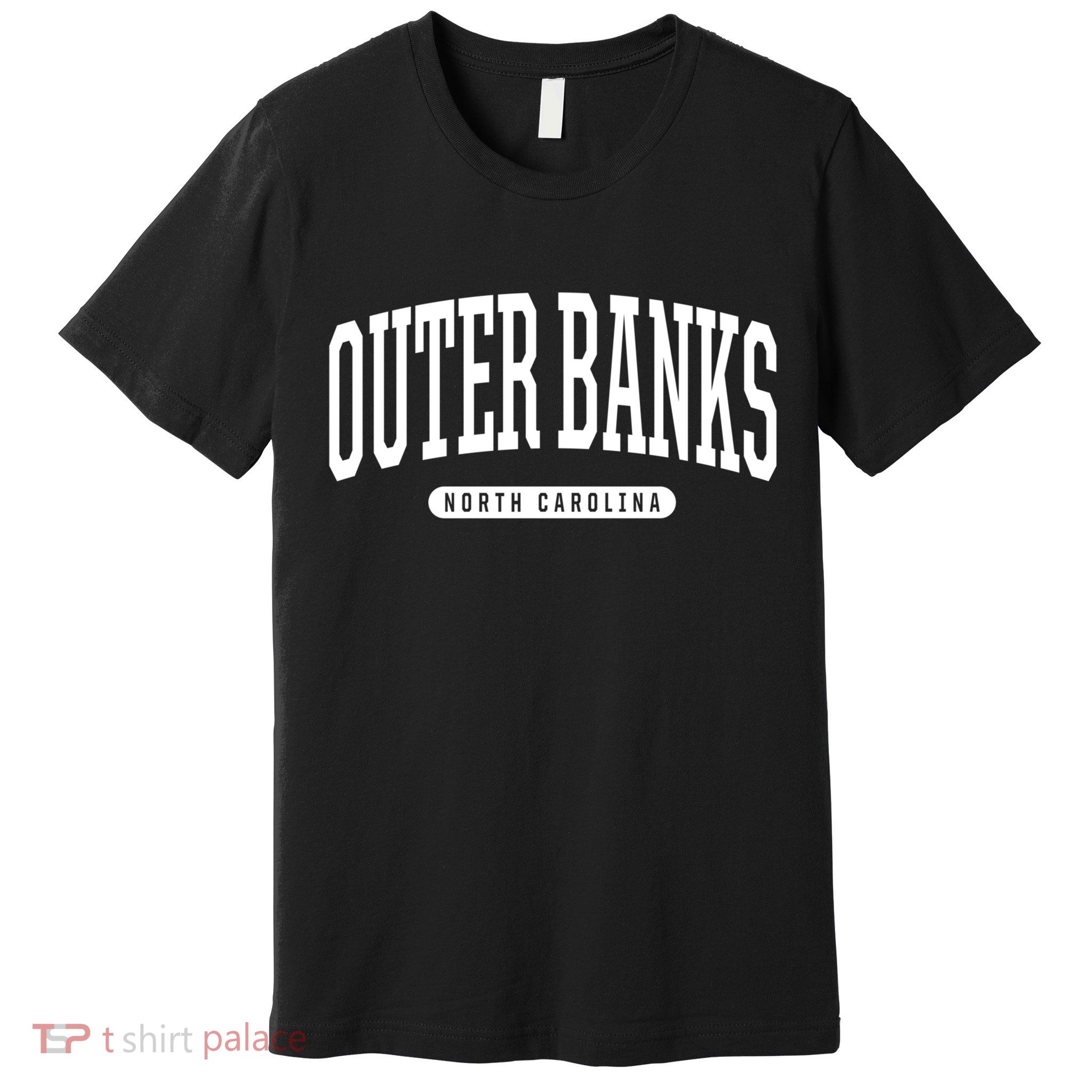 Outer Banks Meaningful Gift Cool Gift College University Style Nc Us Premium T-Shirt