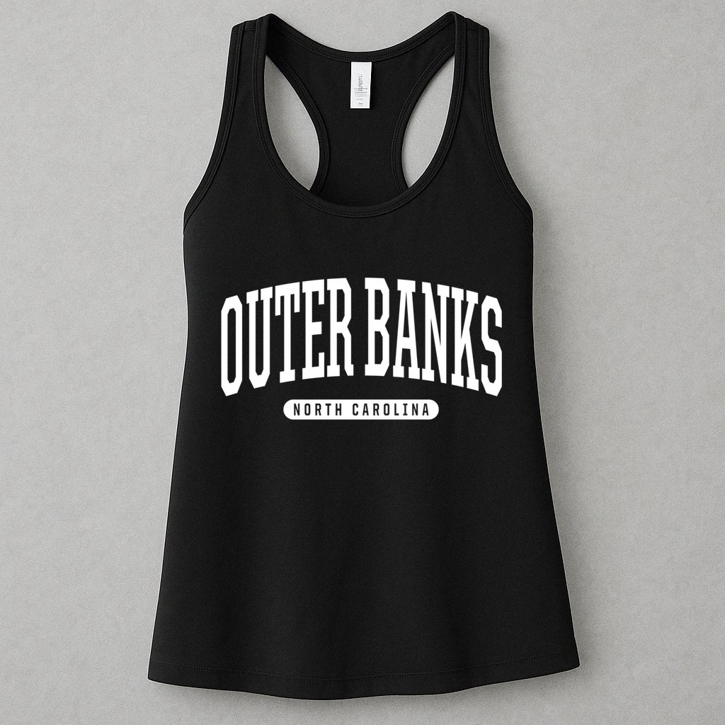 Outer Banks Meaningful Gift Cool Gift College University Style Nc Us Womens Tank Top