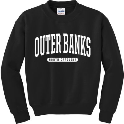 Outer Banks Meaningful Gift Cool Gift College University Style Nc Us Kids Sweatshirt