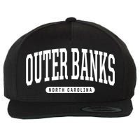 Outer Banks Meaningful Gift Cool Gift College University Style Nc Us Wool Snapback Cap