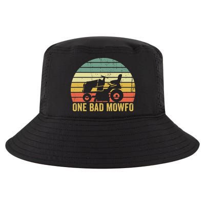 One Bad Mowfo Funny Lawn Care Grass Mowing Gardener Dad Cool Comfort Performance Bucket Hat