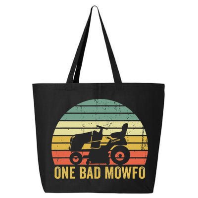 One Bad Mowfo Funny Lawn Care Grass Mowing Gardener Dad 25L Jumbo Tote