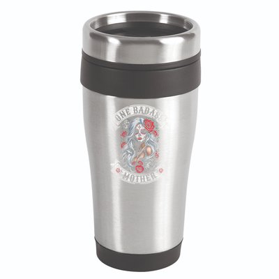One Badass Mother Mom Stepmom Single Mom Mamma Mothers Day 16oz Travel Tumbler