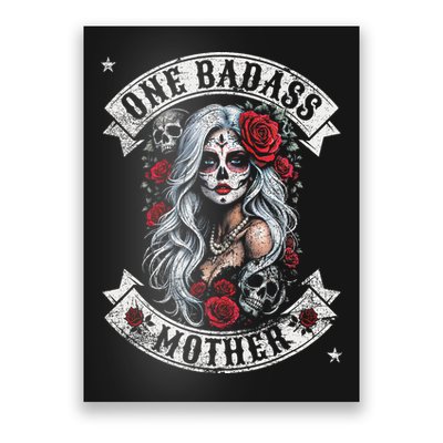 One Badass Mother Mom Stepmom Single Mom Mamma Mothers Day Poster