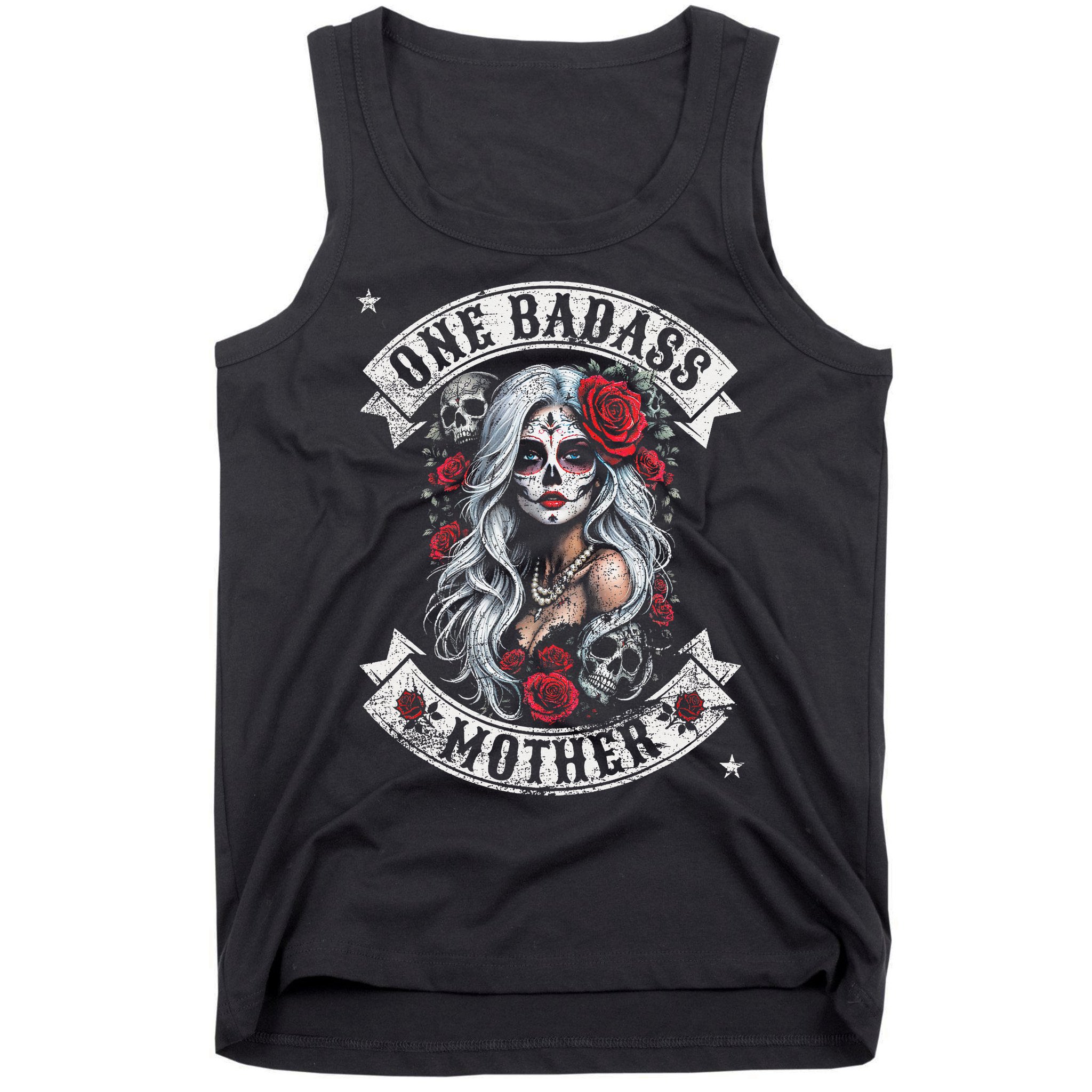 One Badass Mother Mom Stepmom Single Mom Mamma Mothers Day Tank Top