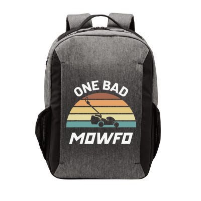 One Bad Mowfo Funny Lawn Care Mowing Gardener Father's Day Vector Backpack
