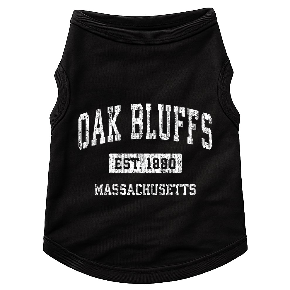 Oak Bluffs Massachusetts Ma Vintage Sports Established Doggie Tank