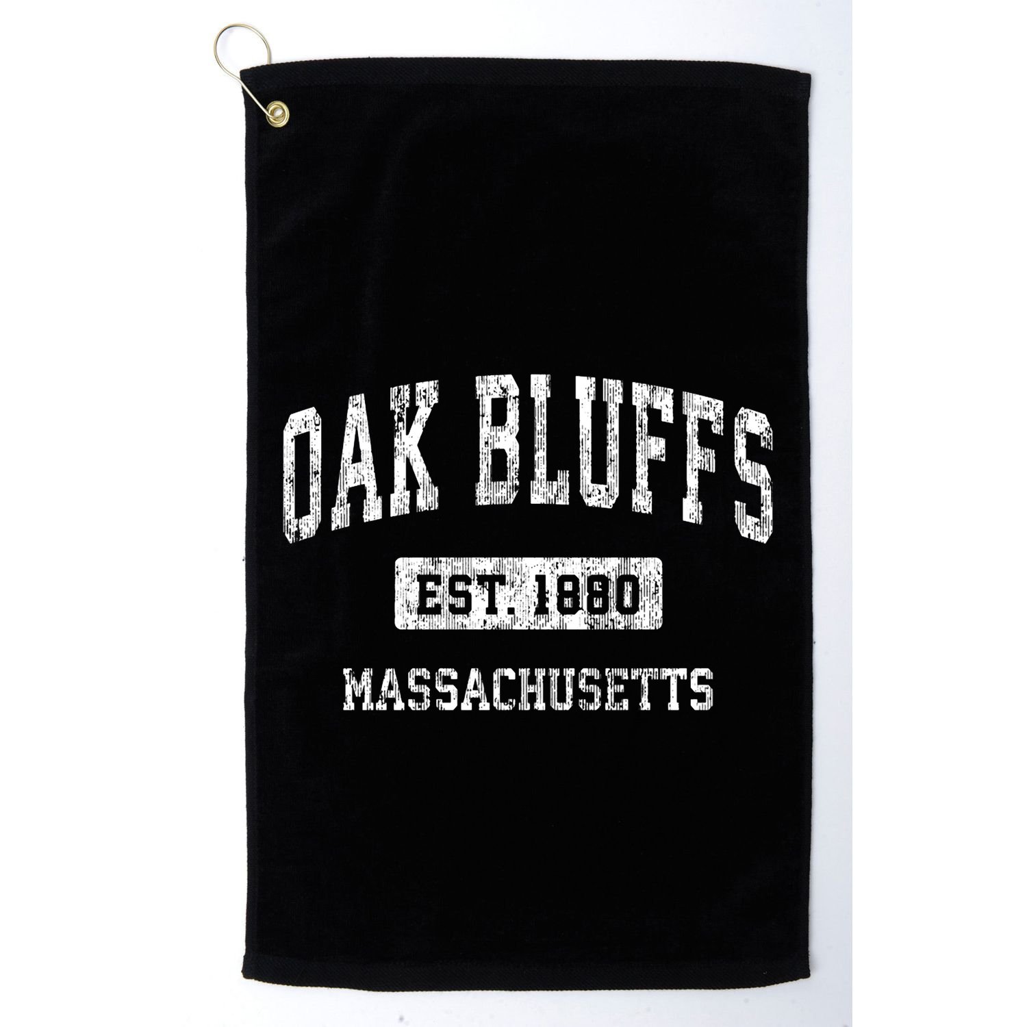 Oak Bluffs Massachusetts Ma Vintage Sports Established Golf Towel