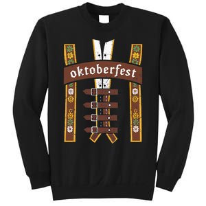 Oktoberfest Bavarian Munich Beer Lederhosen Suspenders Sweatshirt