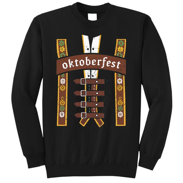 Oktoberfest Bavarian Munich Beer Lederhosen Suspenders Sweatshirt