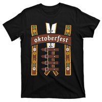 Oktoberfest Bavarian Munich Beer Lederhosen Suspenders T-Shirt