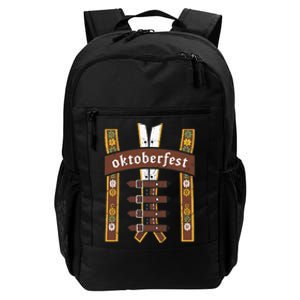 Oktoberfest Bavarian Munich Beer Lederhosen Suspenders Daily Commute Backpack