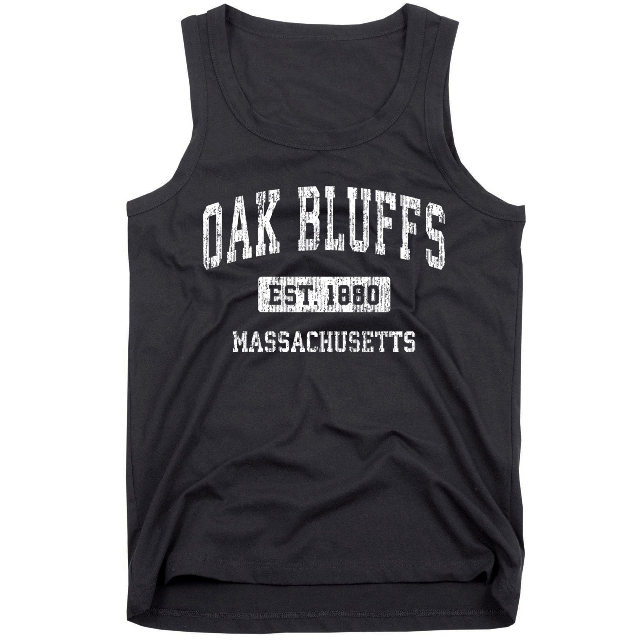 Oak Bluffs Massachusetts Ma Vintage Sports Established Tank Top