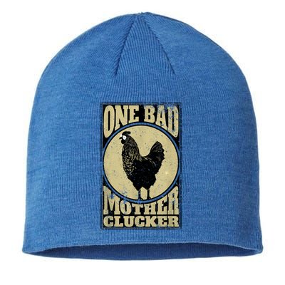 One Bad Mother Clucker Meaningful Gift Novel Chicken Lover Gift Sustainable Beanie