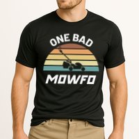 One Bad Mowfo Funny Lawn Care Mowing Gardener Father's Day Cooling Performance Crew T-Shirt