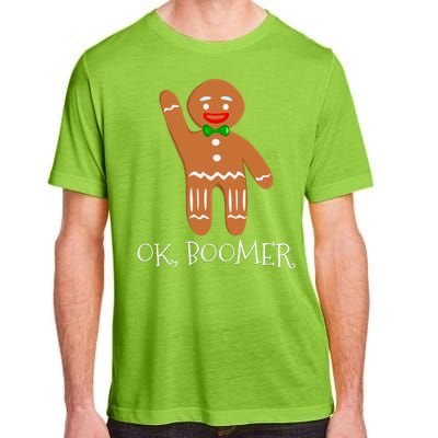 Ok Boomer Meme Millennials Gen Z Funny Xmas Gingerbread Gift Adult ChromaSoft Performance T-Shirt