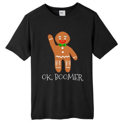 Ok Boomer Meme Millennials Gen Z Funny Xmas Gingerbread Gift Tall Fusion ChromaSoft Performance T-Shirt