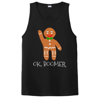 Ok Boomer Meme Millennials Gen Z Funny Xmas Gingerbread Gift PosiCharge Competitor Tank