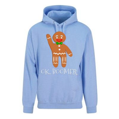 Ok Boomer Meme Millennials Gen Z Funny Xmas Gingerbread Gift Unisex Surf Hoodie