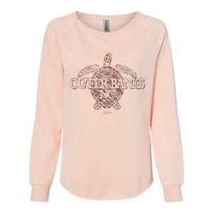 Outer B.A.N.K.S Nc Sea Turtle Womens California Wash Sweatshirt