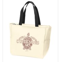 Outer B.A.N.K.S Nc Sea Turtle Zip Tote Bag