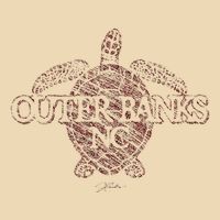 Outer B.A.N.K.S Nc Sea Turtle Zip Tote Bag