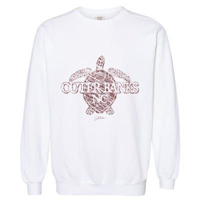 Outer B.A.N.K.S Nc Sea Turtle Garment-Dyed Sweatshirt