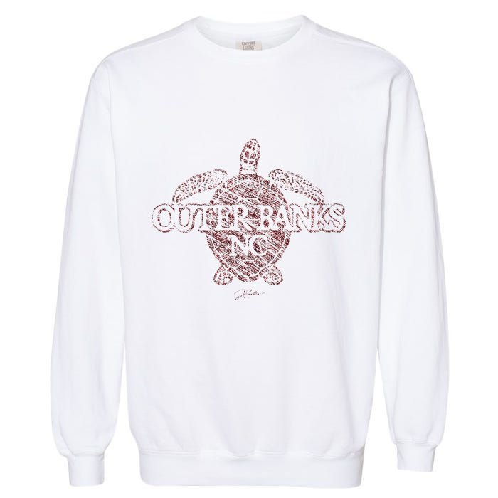 Outer B.A.N.K.S Nc Sea Turtle Garment-Dyed Sweatshirt