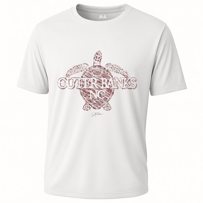 Outer B.A.N.K.S Nc Sea Turtle Performance Shirt