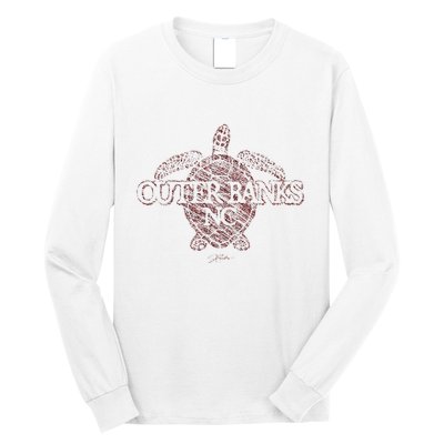 Outer B.A.N.K.S Nc Sea Turtle Long Sleeve Shirt