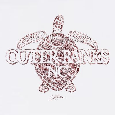 Outer B.A.N.K.S Nc Sea Turtle T-Shirt
