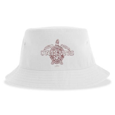 Outer B.A.N.K.S Nc Sea Turtle Sustainable Bucket Hat